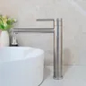 KEMAIDI robinet de salle de bains grand évier Nickel… – vue 3