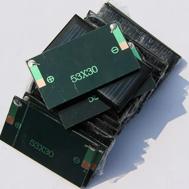 10 pièces panneau solaire polycristallin 5V 30mA… – vue 6