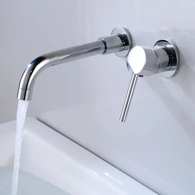 BAKALA robinet de lavabo de salle de bains mural en… – vue 3