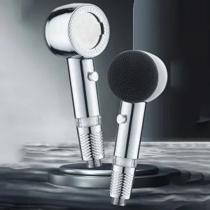 Pommeau de douche haute pression avec Massage en Silicone, pomme de douche à main avec filtre, Spray d’arrêt en un clic, accessoires de salle de bains Pommeau de douche haute pression avec Massage en Silicone, pomme de douche à main avec filtre, Spray d’arrêt en un clic, accessoires de salle de bains