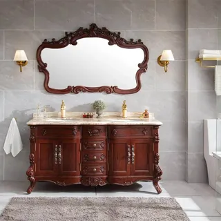 Armoire de salle de bain blanche européenne