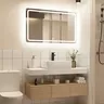 Meuble vasque céramique intégré plan marbre synthétique… – vue 2