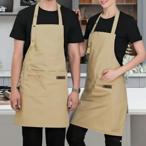 Tabliers de cuisine pour femmes et hommes, nouvelle mode, tablier de travail de Chef pour gril, Restaurant, Bar, boutique, cafés, uniforme de Studios d’ongles de beauté Tabliers de cuisine pour femmes et hommes, nouvelle mode, tablier de travail de Chef pour gril, Restaurant, Bar, boutique, cafés, uniforme de Studios d’ongles de beauté