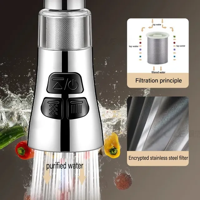 360 ° Extension universelle de robinet de cuisine avec… – vue 2