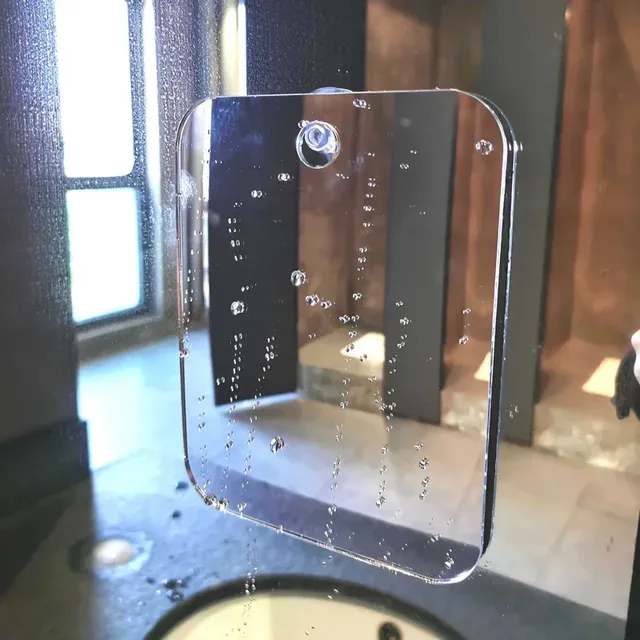 Miroir de douche en acrylique avec aspiration murale – vue 5