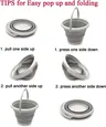 1 ensemble d'entonnoir d'eau pour camping-car – vue 4