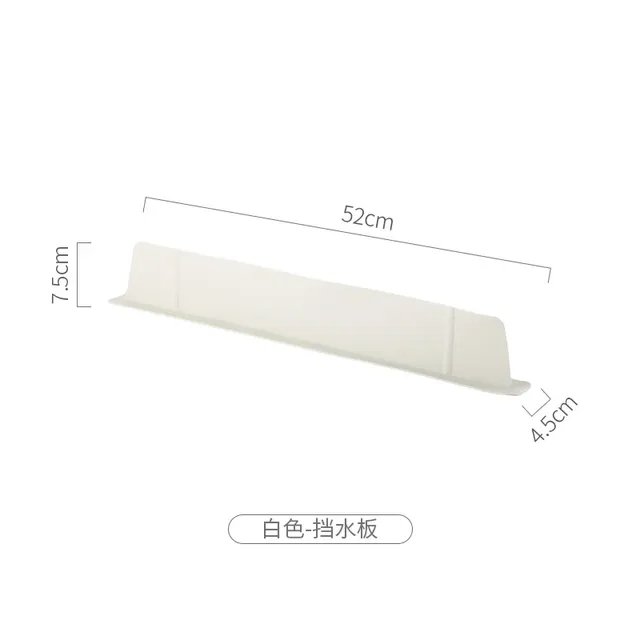 Bande pare éclaboussures silicone souple gris clair… – vue 6
