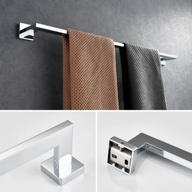 Porte-serviettes simple en laiton pour toilettes et… – vue 3