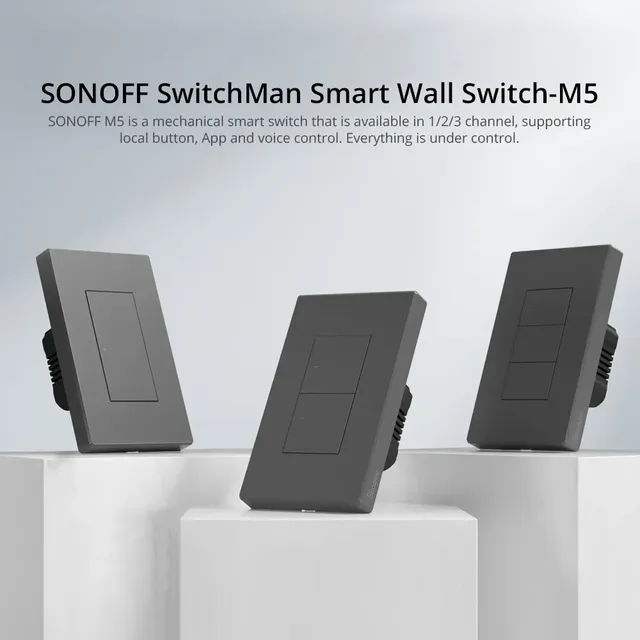 SONOFF M5-120 US SwitchMan commutateur mural WiFi… – vue 2