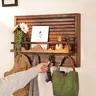 Boîte de compteur électrique décorative en bois – vue 1