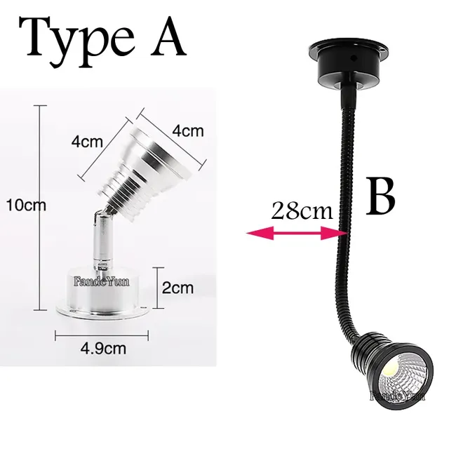 Dimmable mur LED lampe 3W Flexible maison hôtel chevet… – vue 2