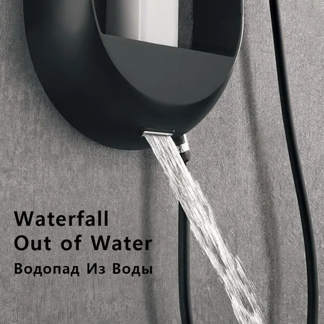 Système de douche à chaud mural – vue 3