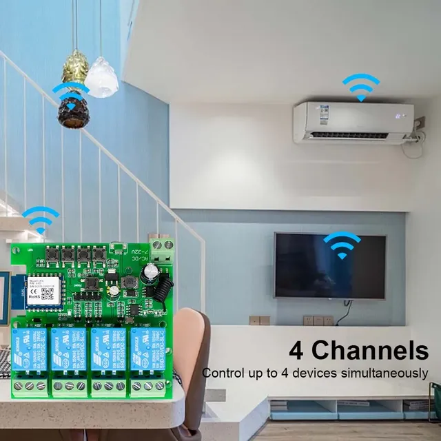 Module intelligent de commutateur sans fil Wifi – vue 6