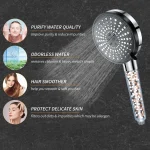 Pommeau de douche haute pression, 5 Modes de Jet, économie d&rsquo;eau, Massage, Spa, buse de pulvérisation à main, accessoires de salle de bains d&rsquo;hôtel