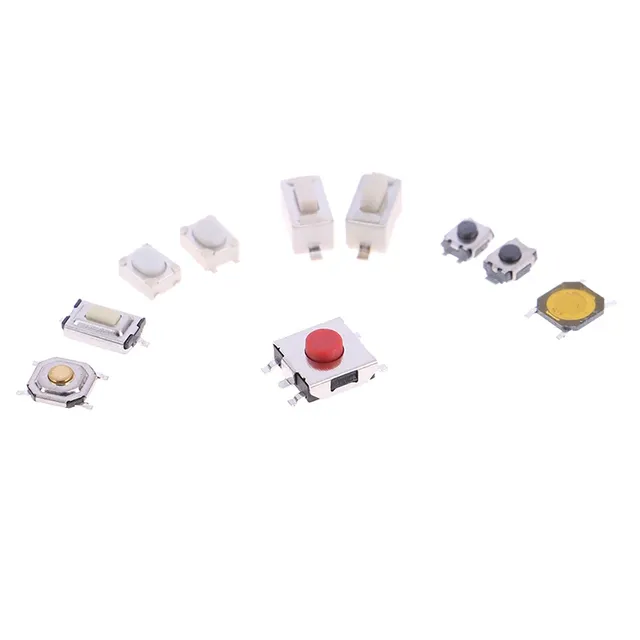 250 pièces 10 Types interrupteur tactile léger touches… – vue 6