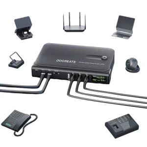 L&rsquo;alimentation de batterie de secours UPS prend en charge 5V/9V/12V Mini DC 36W UPS alimentation sans interruption pour routeur/Modem/caméra de sécurité