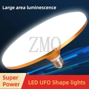 Ampoule LED AC 220v E27, Base, lampe à économie d’énergie domestique 30W, éclairage intérieur, soucoupe volante, plafonnier 6500k, lumière de Garage Ampoule LED AC 220v E27, Base, lampe à économie d’énergie domestique 30W, éclairage intérieur, soucoupe volante, plafonnier 6500k, lumière de Garage