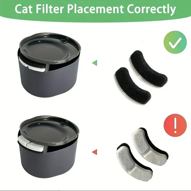 Filtres de fontaine d'eau pour chat – vue 4