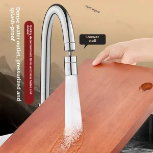 Extension de robinet de cuisine, artefact anti-éclaboussures, connecteur universel, filtre rotatif universel, aérateur, sortie d&rsquo;eau