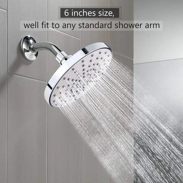 Pommeau douche pluie six pouces haute pression filtre… – vue 6