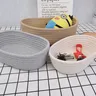 Panier de rangement tissé ovale – vue 2