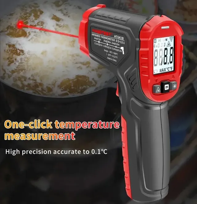 Thermomètre infrarouge numérique -50 ~ 600 ℃ Pistolet… – vue 4