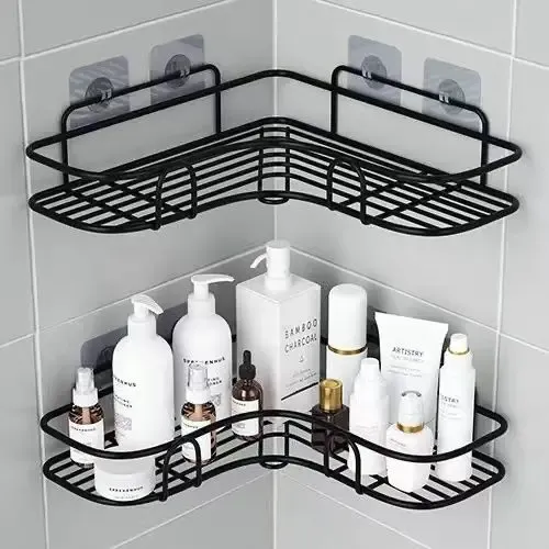 Étagères de rangement d'angle de salle de bains – vue 3