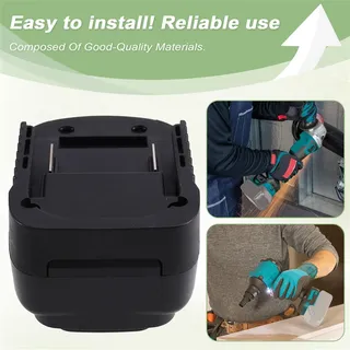 Adaptateur convertisseur batterie 18V 12V lithium compatible outils…