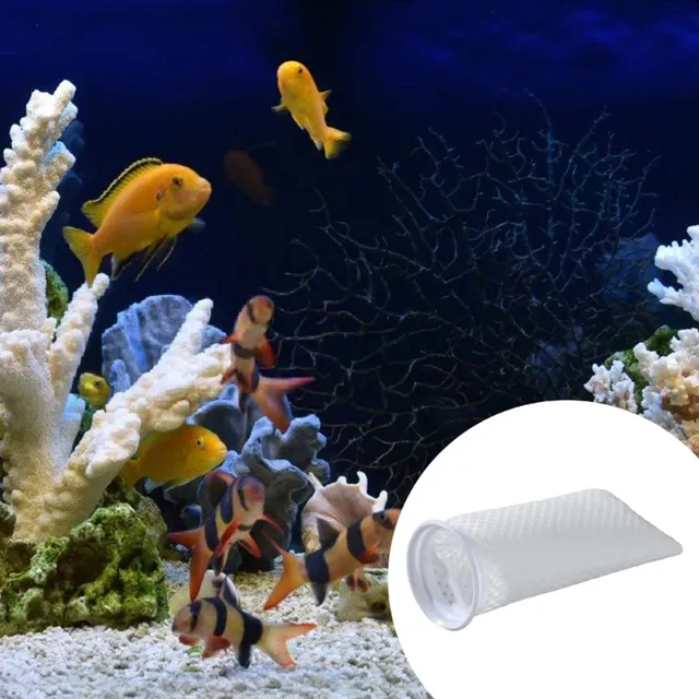 Manchon préfiltre aquarium mousse polyéthylène blanche… – vue 4