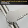 Robinet de cuisine mural en acier inoxydable – vue 6