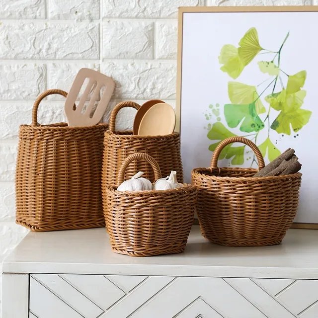 Panier de rangement de cuisine avec poignée paniers… – vue 2