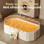 Bassin de douche minimaliste pour bébé, grande baignoire pliable pour enfants assis et couché, baignoire intégrée, Installation gratuite de baignoire