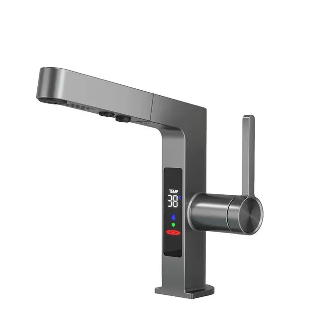 Robinet lavabo affichage numérique LED mitigeur… – vue 7