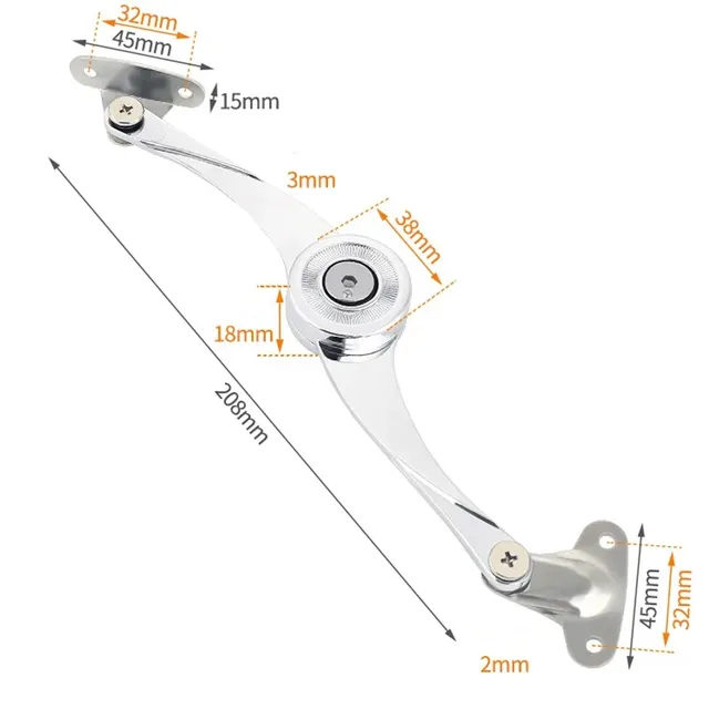 Charnières hydrauliques à arrêt aléatoire pour porte… – vue 6