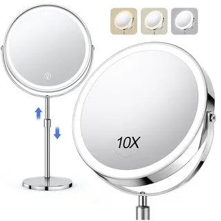 Miroir de maquillage éclairé