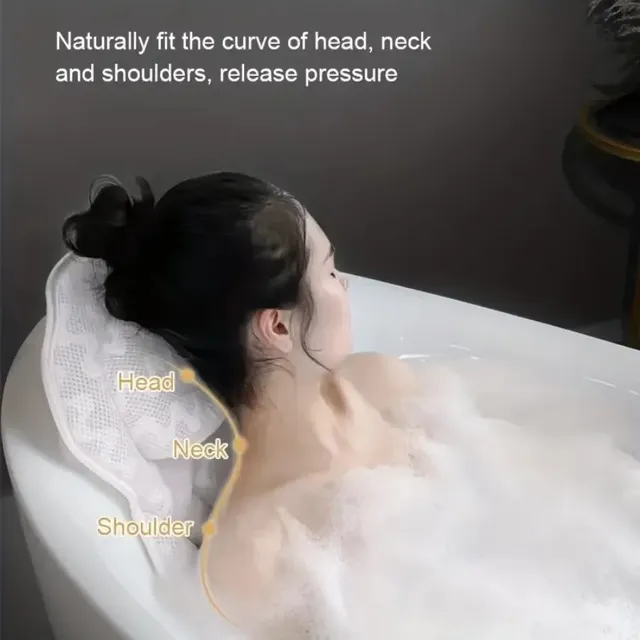 Oreiller de baignoire maison hôtel oreiller de bain 4D… – vue 4