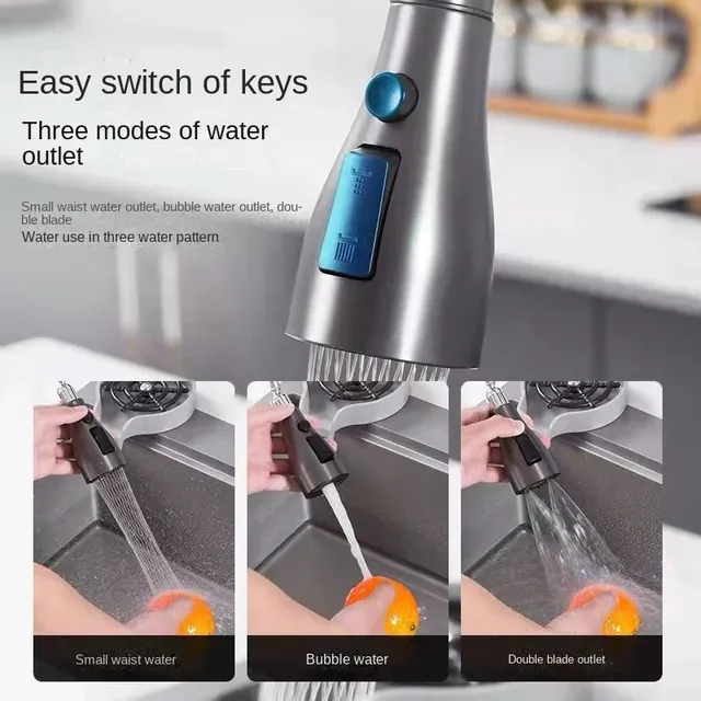 Robinets de cuisine en acier inoxydable brossé – vue 4