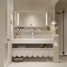 Lavabo intégré en dalle de roche moderne de…