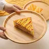 Plateau de service en bambou japonais simple – vue 6