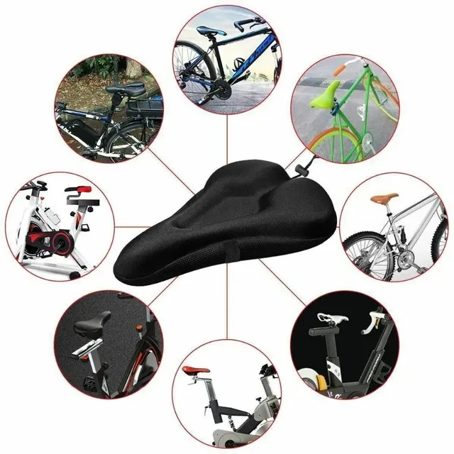 Siège de vélo épais et doux – vue 3