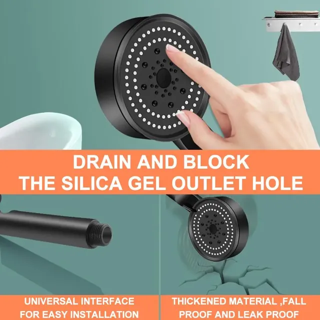 HOHigh Pression Déterminer Pommeau De Douche 5 Modes… – vue 5