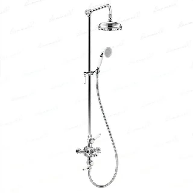 Robinet thermostatique mural laiton chromé style…