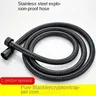 Flexible douche acier inoxydable gaine spiralée chromée… – vue 6