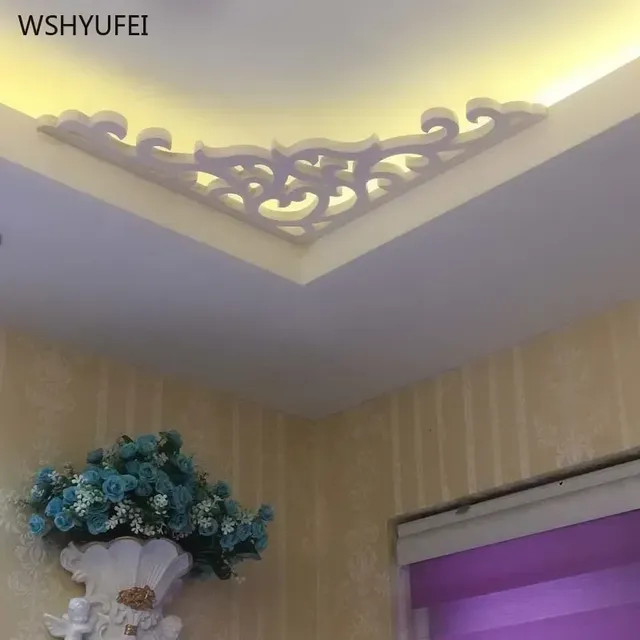 2 pièces marketing Direct moderne PVC plafond coin fleur…