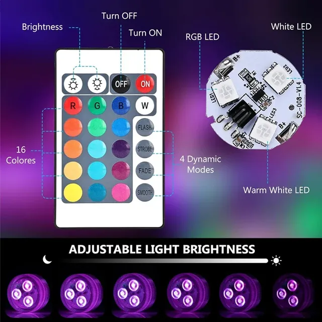 Lumière d'ambiance LED RGB – vue 2