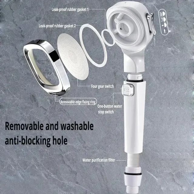 Xiaomi pomme de douche haute pression 3 Modes pomme de… – vue 5