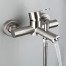 Robinets de douche muraux en acier…