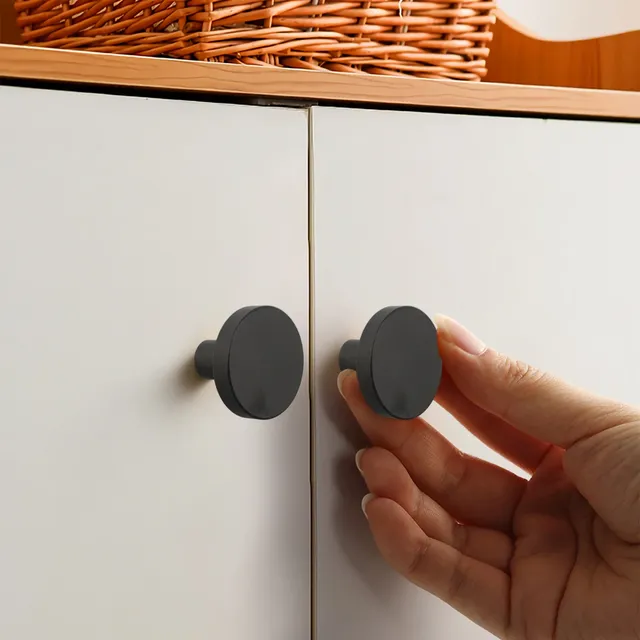 Poignée ronde minimaliste moderne à trou unique – vue 6
