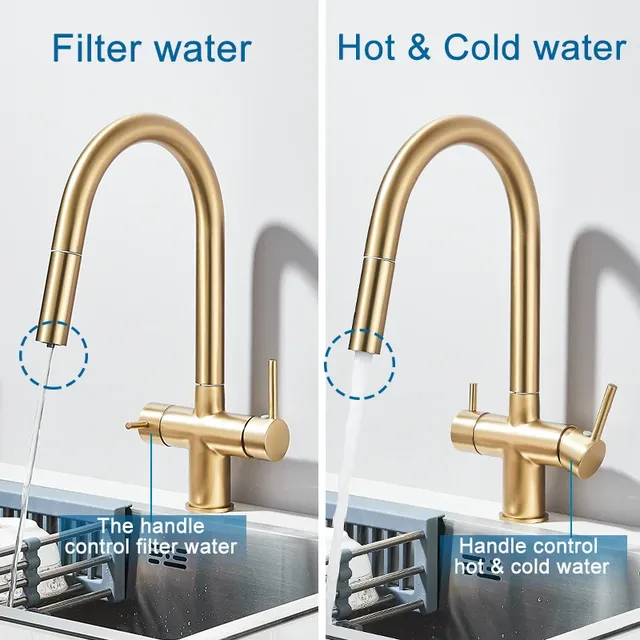Robinet de cuisine avec filtre à eau Pure – vue 2