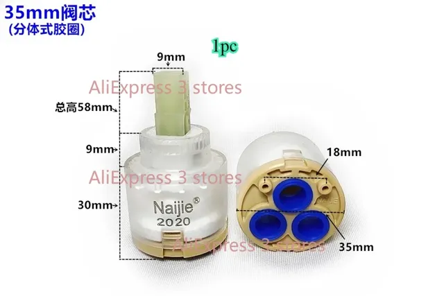 1 pièces 28mm/35mm/40mm mitigeur d'eau robinet cartouche… – vue 3